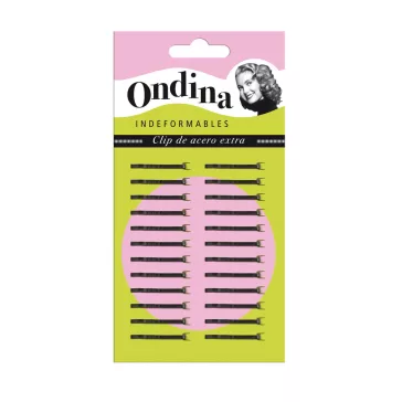   Eurostil hullámcsat mini Ondina fekete 2,5 cm (24db) 02879/50