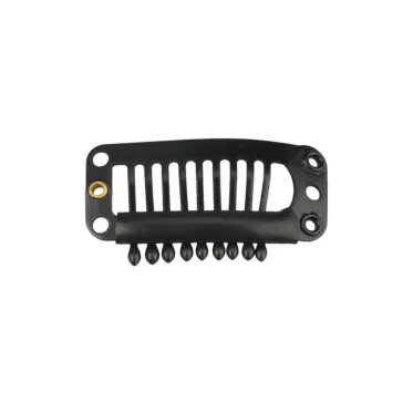 Eurostil Tresszcsat nagy fekete 50db 02924/50