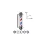 Eurostil Barber pole kicsi 04743