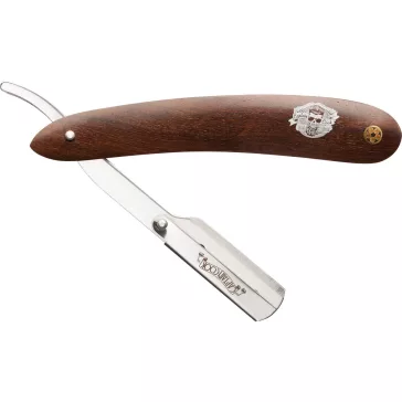 Eurostil Captain Cook borotva fa nyéllel + bőr tok 04984