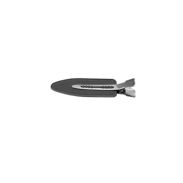 Eurostil no bend hair clips with rubber 6cm (4db) - 06388