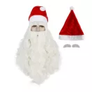 Mikulás szakáll és paróka szett