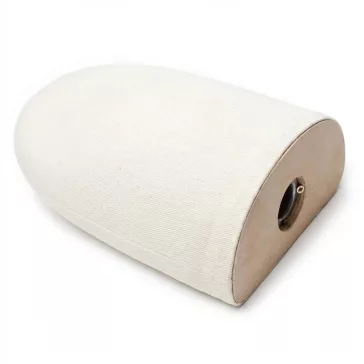 Szakállfej textil beige