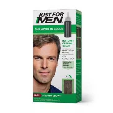 Just for Men Shampoo-In hajszínező H-35 középbarna