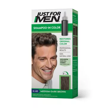   Just for Men Shampoo-In hajszínező H-40 közép-sötétbarna