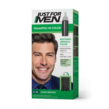 Just for Men Shampoo-In hajszínező H-45 sötétbarna