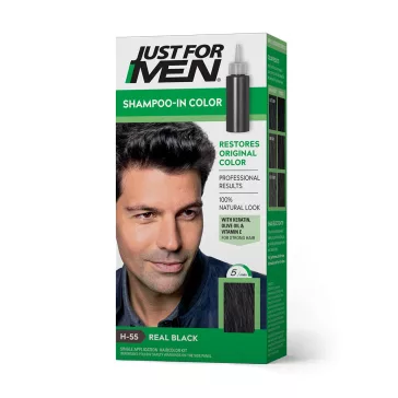 Just for Men Shampoo-In hajszínező H-55 fekete