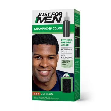 Just for Men Shampoo-In hajszínező H-60 mélyfekete