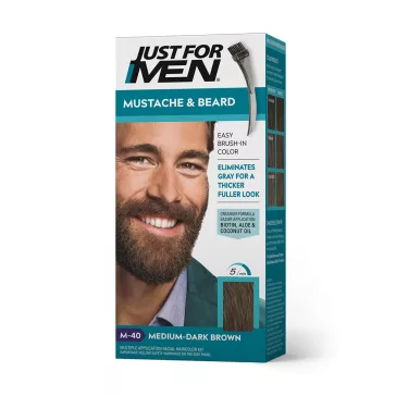   Just for Men bajusz és szakállfesték M-40 közép-sötétbarna