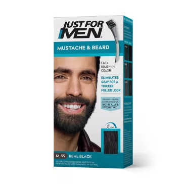 Just for Men bajusz és szakállfesték M-55 fekete