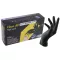 Sinelco Sibel Gumikesztyű nitril púdermentes fekete S 100db 093400154