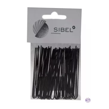 Sibel Japán hajtű 7cm fekete 40db 4031539