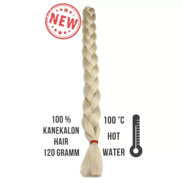 Afro szintetikus kanekalon haj 120g 613 szőke