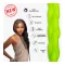 Afro szintetikus kanekalon haj 120g neon zöld