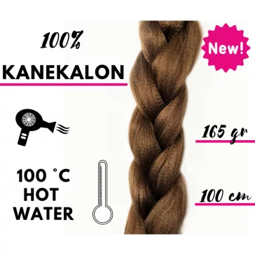 Afro szintetikus 100% kanekalon haj 165g - 12