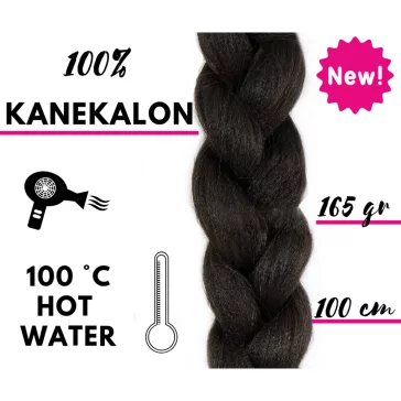 Afro szintetikus 100% kanekalon haj 165g - 2