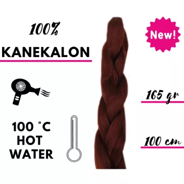 Afro szintetikus 100% kanekalon haj 165g - 35