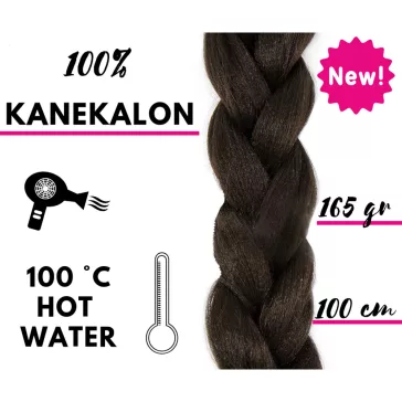 Afro szintetikus 100% kanekalon haj 165g - 4