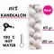 Afro szintetikus 100% kanekalon haj 165g - 60