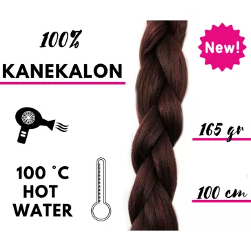 Afro szintetikus 100% kanekalon haj 165g - 99J