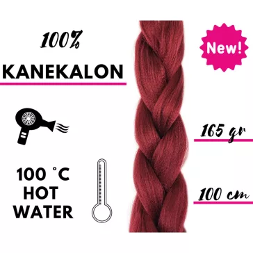 Afro szintetikus 100% kanekalon haj 165g - BG