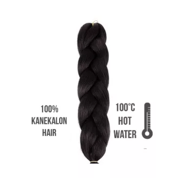 Afro szintetikus 100% kanekalon haj 1B feketés sötétbarna
