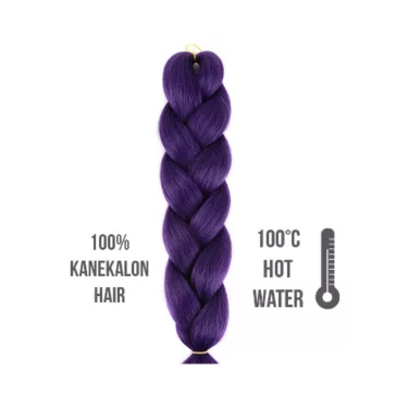 Afro szintetikus kanekalon haj purple