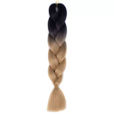 Afro ombre szintetikus haj 23 fekete-karamell