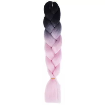 Afro ombre szintetikus haj 3 fekete-babyrose