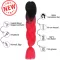 Afro ombre szintetikus 100% kanekalon haj bicolor #3 fekete-uv pink