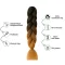 Afro ombre szintetikus 100% kanekalon haj bicolor #B30 fekete-caramel