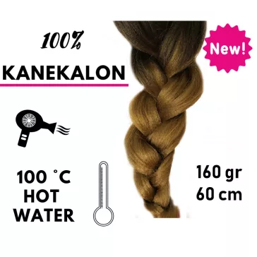 Afro ombre szintetikus 100% kanekalon haj 160g 60cm - T4/27