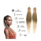 Afro ombre szintetikus 100% kanekalon haj 160g 60cm - T27/613