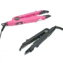 Hair extension iron