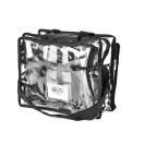 Get Set Go Bag Original Spotty átlátszó sminkes és fodrász set táska