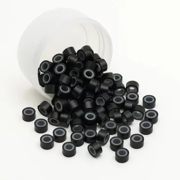 Mikrogyűrű hajhosszabbításhoz szilikonos 4,5mm 100db